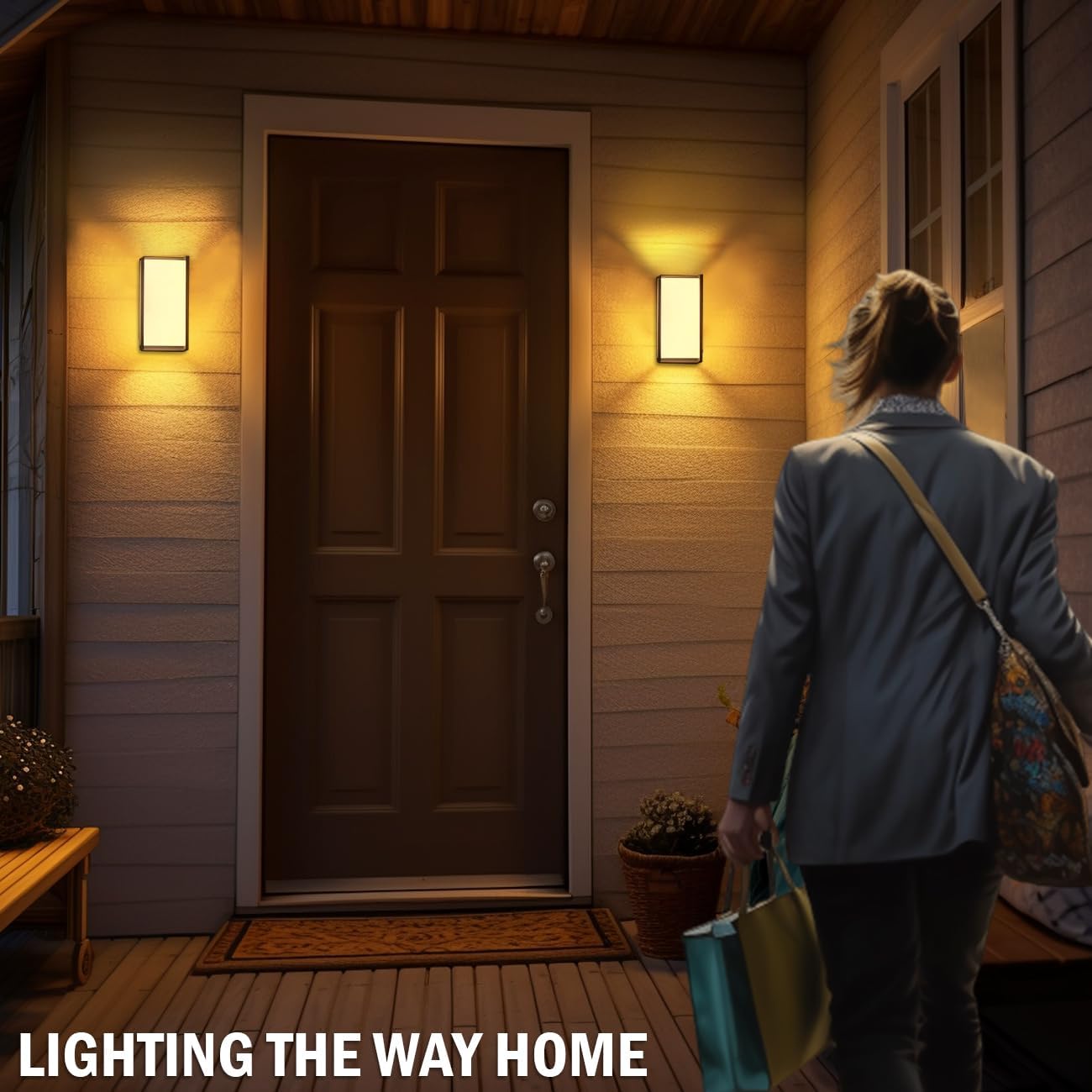 18W 3CCT Aluminum LED Outdoor Wall Sconce