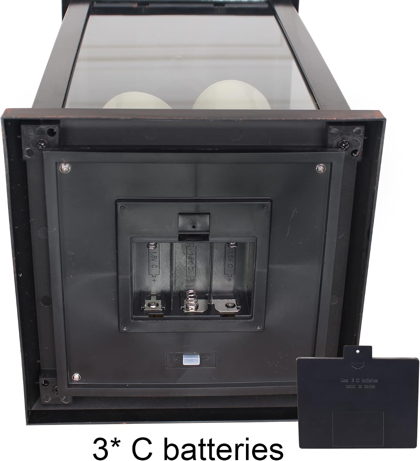 24.8" LED Flame Hanging Lantern