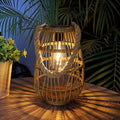 Rattan Waterproof Solar Lantern