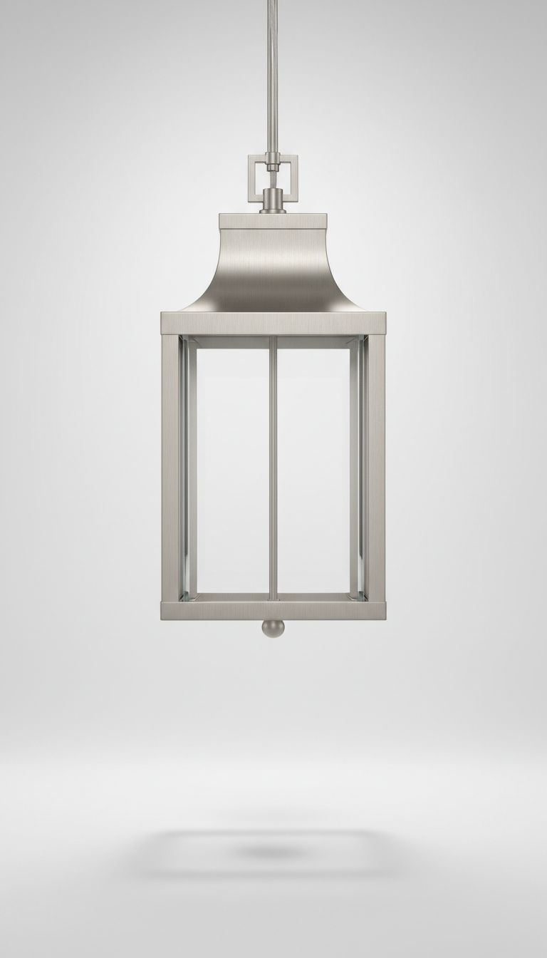 Brushed Metal Entryway Wall Sconce